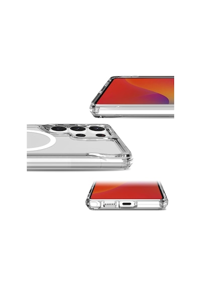 Galaxy Uyumlu S25 Ultra Kılıf Magsafe Şarj Özellikli T-max Magsafe Kılıf Şeffaf