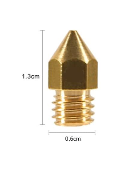 Labshop41 3D Printer / Yazıcı Extruder Mk8 Pirinç Nozzle - 0,2Mm (3.00) 1 A