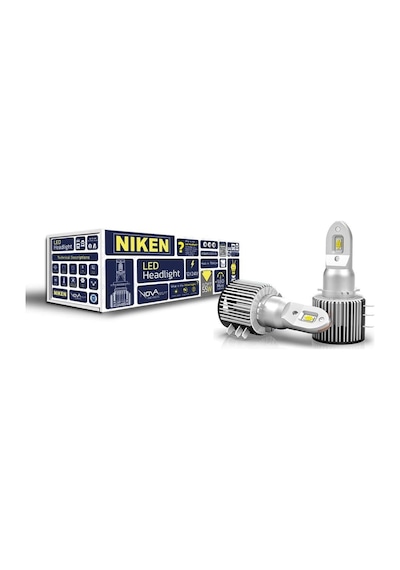 Niken H15 Led Xenon Nova Soft Serisi 55w 18000 Lümen 6500k Beyaz Far Ampulü 2 Adet