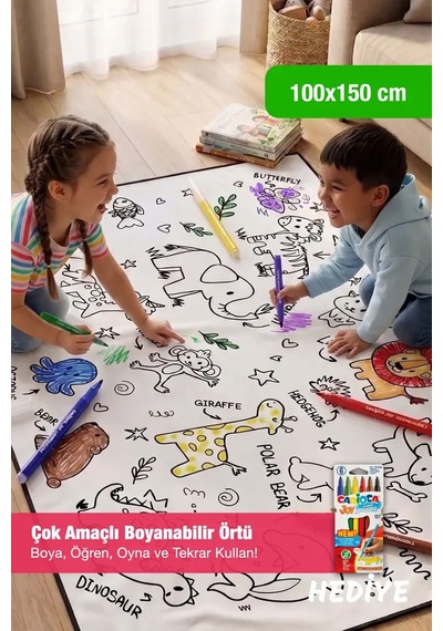 Emila Kids Oyun Halısı 100x150 CM