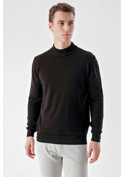 Morven Erkek Siyah Basic Yarım Balıkçı Yaka Dynamic Fit Rahat Kesim Triko 25kc017002001 Siyah Morven Erkek Siyah Basic Yarım Balıkçı Yaka Dynamic Fit Rahat Kesim Triko 25kc017002001 Siyah