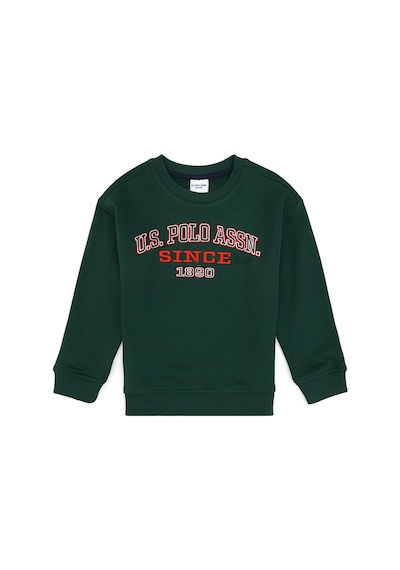U.S. Polo Assn. Erkek Çocuk Koyu Yeşil Bisiklet Yaka Sweatshirt 50313843-VR079 U.S. Polo Assn. Erkek Çocuk Koyu Yeşil Bisiklet Yaka Sweatshirt 50313843-VR079