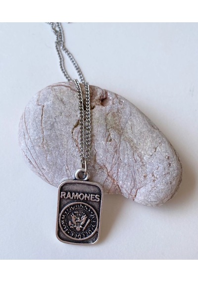 Paytak Moda Ramones Rock Metal Zincir Kolye Pytkznkly104 Beyaz