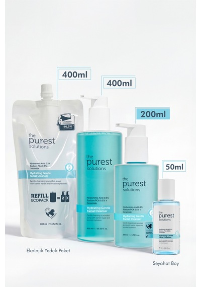 Kuru Ve Karma Ciltler İçin Nemlendirici Ve Bariyer Onarıcı Temizleme Jeli 200 Ml