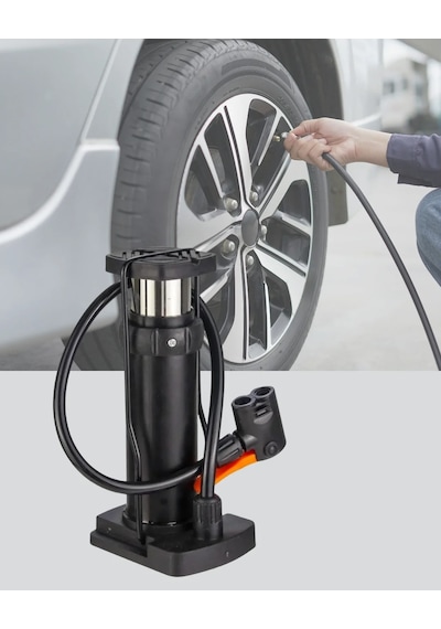 Ayak Pompası Otomobil Motosiklet Bisiklet Lastik Şişirme 1 Adet