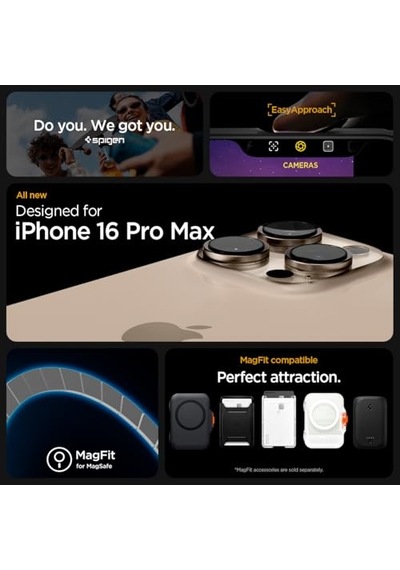 Apple İphone 16 Pro Max İle Uyumlu İnce Magsafe Kılıf Ultra Hybrid Sararmaya Dayanıklı Duraclear Hava Kanalı Tek Diğer