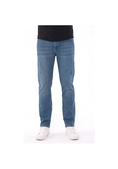 Blayn Jeans Erkek Tint Efekt Diz İzi Yapmayan Pamuklu Esnek Denim Jean Kot Pantolon Regular Kalıp