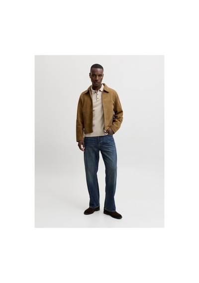 Jack & Jones Jjebasıc Knıt Ls Polo Sn Bej