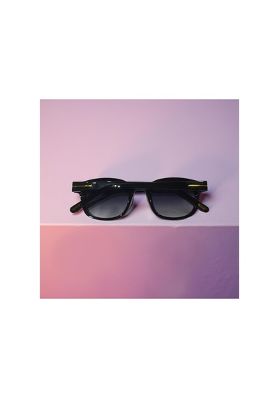 Gold Siyah Kemik Tasarım Unisex Güneş Gözlüğü Hg5808c1 Siyah Siyah