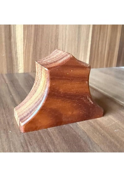 El Yapımı Ahşap Masaüstü Mini Saat, Kahve Rengi, Pilli, Dekoratif Çok Renkli