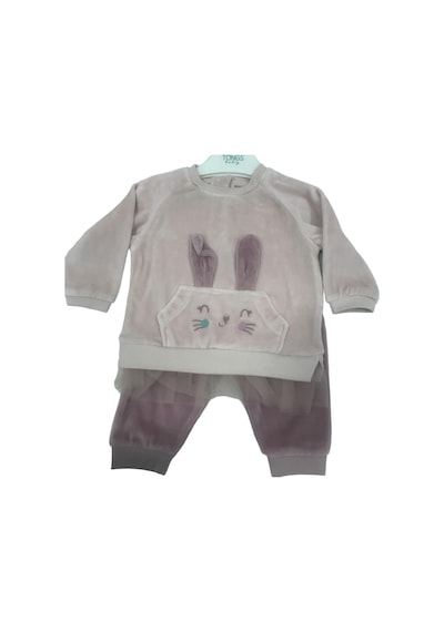 Babydoll 2li Takım Tongs Pembe-10207 Pembe