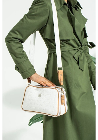 Just Polo Kadın Omuz Çantası 440113mh Beyaz Taba 31389974