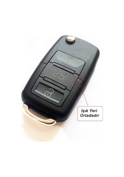 Seat Cordoba Ibiza Leon Toledo Uyumlu 3 Tuşlu Anahtarlık Siyah