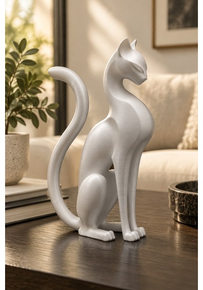 Kedi Anıtı Figürlü Dekoratif Biblo 91326576