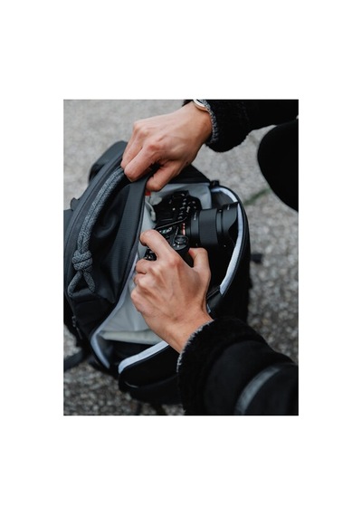 Leofoto Daily Lite Series Camera Backpack With Camera Cube Gray, 17l
