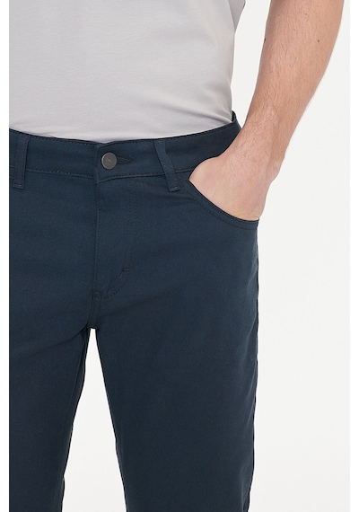 Ac&Co / Altınyıldız Classics Slim Fit Dar Kesim Pamuklu Esnek Chino Erkek Pantolon - Lacivert