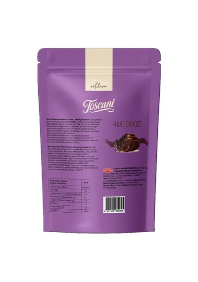Sütlü Çikolata Kaplı Kuru Üzüm Draje 2 X 60gr