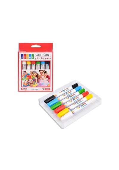 Yb01 6 Lı Yüz Boyası Çok Renkli
