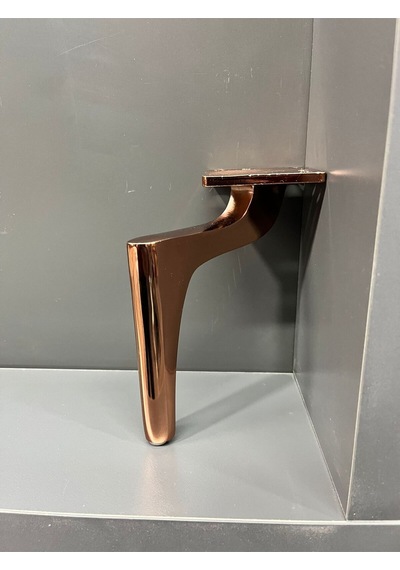 Zarif Metal Ayak 14cm Rose Koltuk Dolap Komidin Şifonyer Modern Tv Ünite Ayağı Mobilya Puf Rose