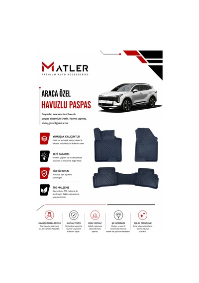 Kia Sportage 2027 Model 4d Ekstra Havuzlu Paspas
