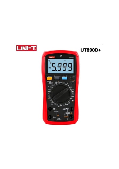 Ut890c-unı-t Dijital Multimetre 6000 Sayım Manuel Frekans/ac Dc/kapasitans Direnç Test Cihazı/sıcaklık/true Rms/ Ut890 Ut890d+