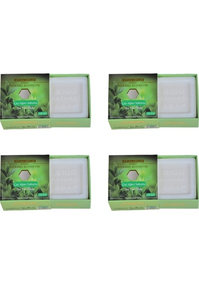 Hmd Bitkisel Kozmetik Çay Ağacı Sabunu 4 x 125 G