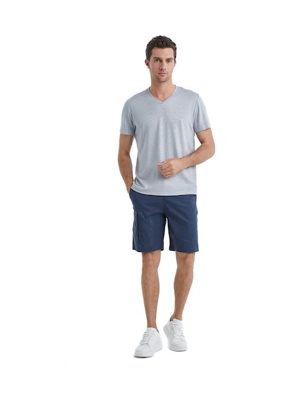 Blackspade Erkek Kısa Kol Şortlu Gri Pijama Takımı C8t0n5o04- 001