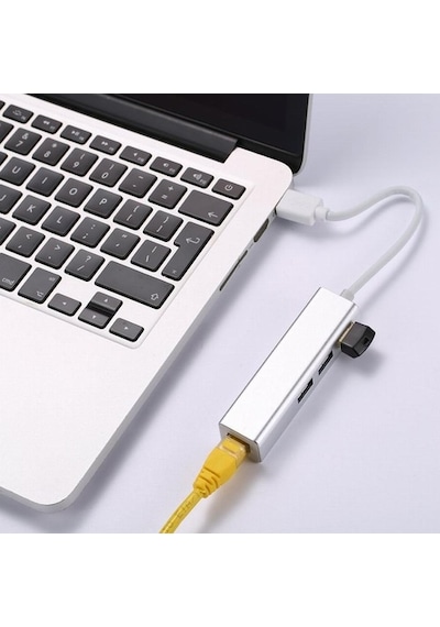 Daytona Fc06 Usb To 3 Usb Ethernet Kablolu Çevirici Hub