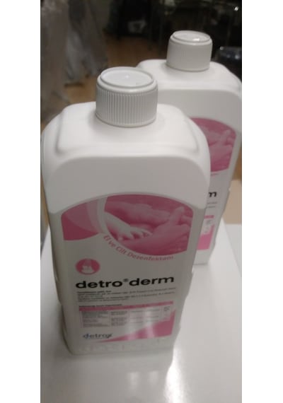 Detroderm %70 Izopropilalkol El Dezenfektanı 2 x 500 ML