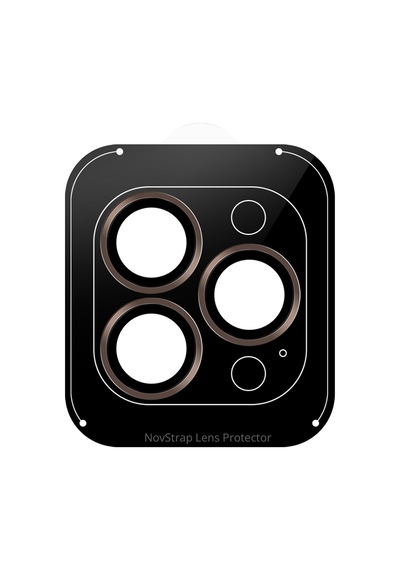 Novstrap Apple Uyumlu iPhone 16 Pro Max / 16 Pro İle Kamera Koruma Lens Koruyucu Cam Uygulama Aparatlı