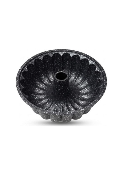 Damla Mega Döküm Kek Kalıbı Granit Kaplama 26 Cm Siyah