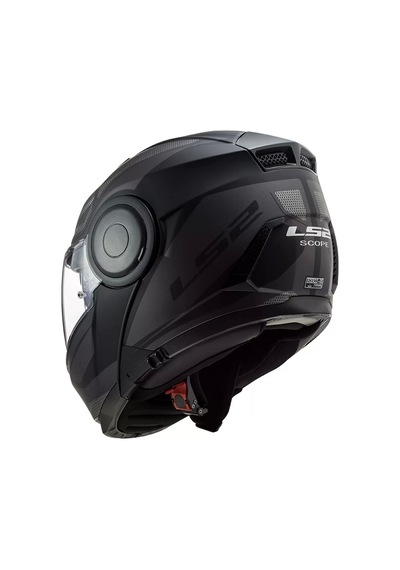 LS2 SCOPE AXIS MAT SİYAH-TITANIUM KASK
