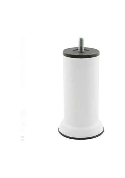 İnce Diş M8 Beyaz Yükseltme Ayağı, 15 Cm, 4 Adet 6395751