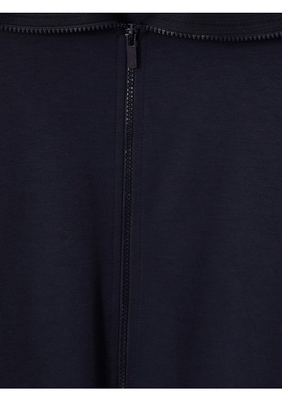 Lcw Modest Lacivert Soft Touch Kadın Fermuarlı Sweatshirt