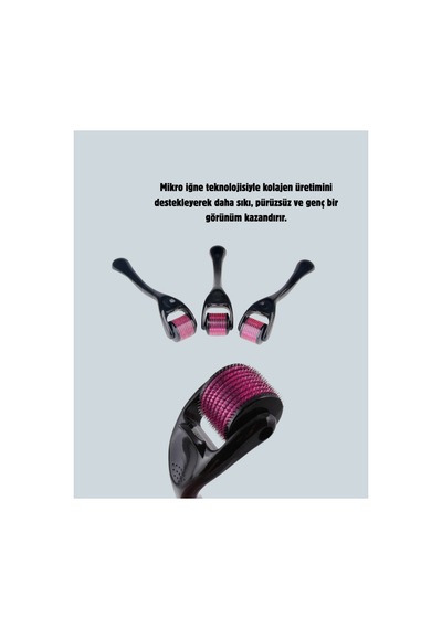 Ersdermaroller Titanyum 540 İğneli 1 Mm Cilt Yenileme Ve Anti Aging Etkisi