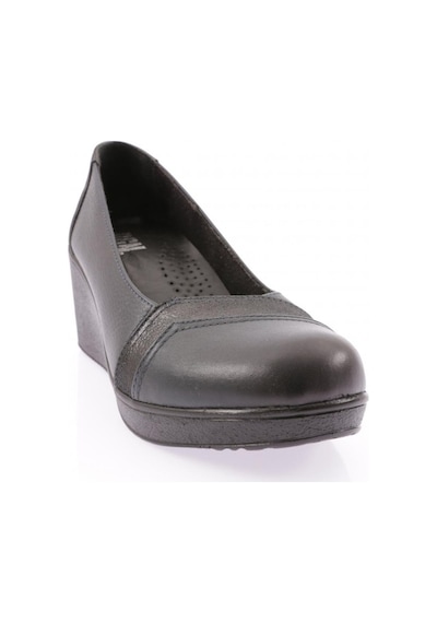 Dgn 651-22k Kadin Dolgu Taban Comfort Ayakkabi 651-2106-R9629 Lacivert
