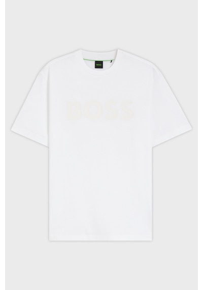 Boss Logolu Regular Fit Bisiklet Yaka T Shirt Erkek T Shirt 50566883 100 Beyaz
