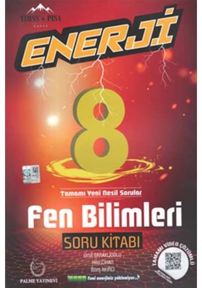 Palme 8. Sınıf Enerji Fen Bilimleri Soru Kitabı N11.8896