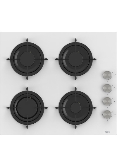 Ferre Flowart Lumora Pro QBL63CB-CS206-D064 3'lü Beyaz Ankastre Set
