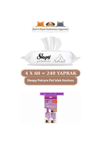 Petcare Evcil Hayvan Islak Havlusu Hediyeli 100