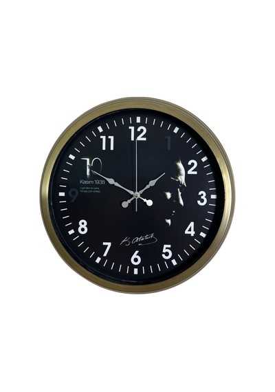 Vintage Prestige 40 Cm Eskitme Atatürk Duvar Saati
