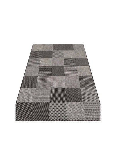 Eko Halı Mono Mno 01 Dark Grey Kaymaz Tabanlı Kilim