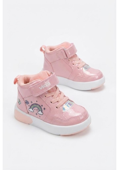 Vicco Şira Pudra Anatomik Rahat Sneaker Işıklı Kız Çocuk Bot 946.b26k.257