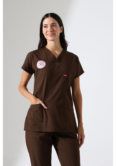 Bflex Unisex Likralı Yarasa Kol Takım - 6436 Kahve