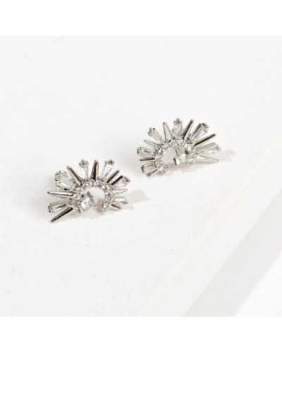 Bbaccessorıes Xuping Küpe Gümüş - Beyaz