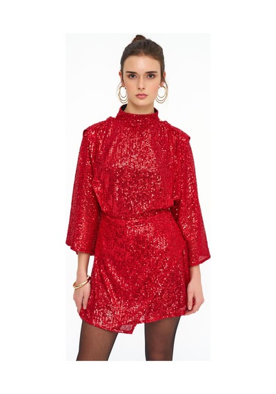 La Garita Ethereal Radiance Dress Kırmızı Kırmızı