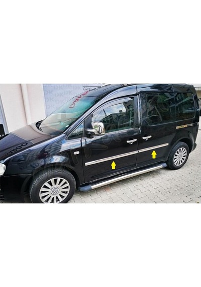 Woc Chrome Vw Caddy Krom Yan Kapı Çıtası 2004-2014 4 Parça  Paslan