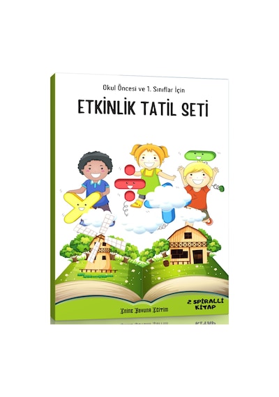 Okul Öncesi Ve 1. Sınıflar İçin Etkinlik Tatil Seti 2 Kitap