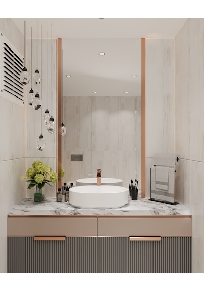 Havluluk Tezgah Üzeri Kağıt El Havluluğu Ev Banyo Düzenleyici Siyah