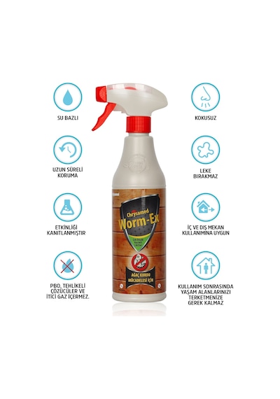 Chrysamed Worm-Ex Ağaç ve Tahta Kurdu 500 ML